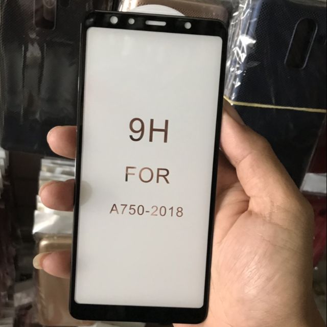 Kính cường lực 5D samsung A7 2018 full màn hình
