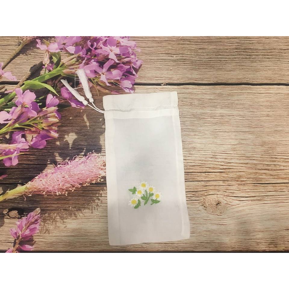 Túi Thơm Lụa Tơ Tằm Thêu Tay