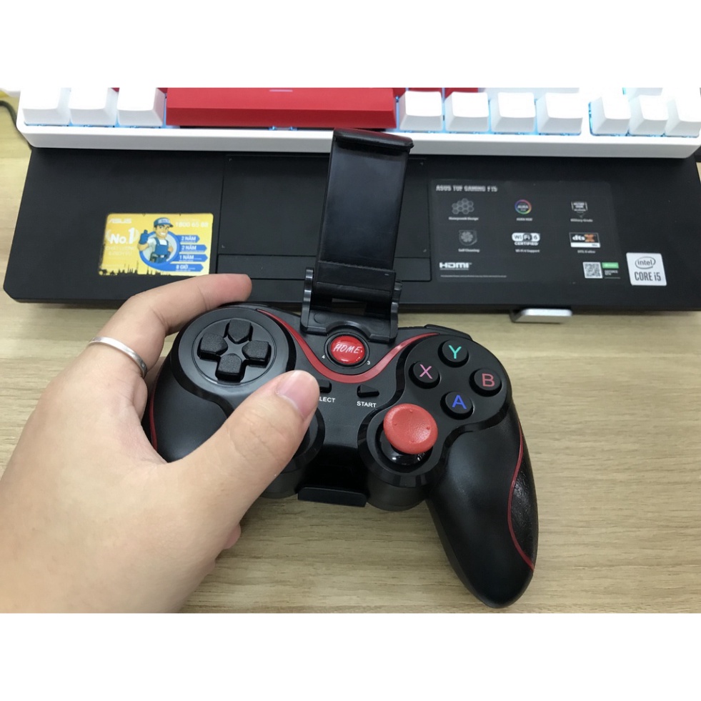 Tay cầm chơi game không dây cho điện thoại có giá đỡ - Tay cầm X3-T3 giá rẻ