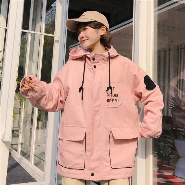 Áo khoác kaki form rộng dành cho nam nữ cho cặp đôi BUCKET unisex ulzzang