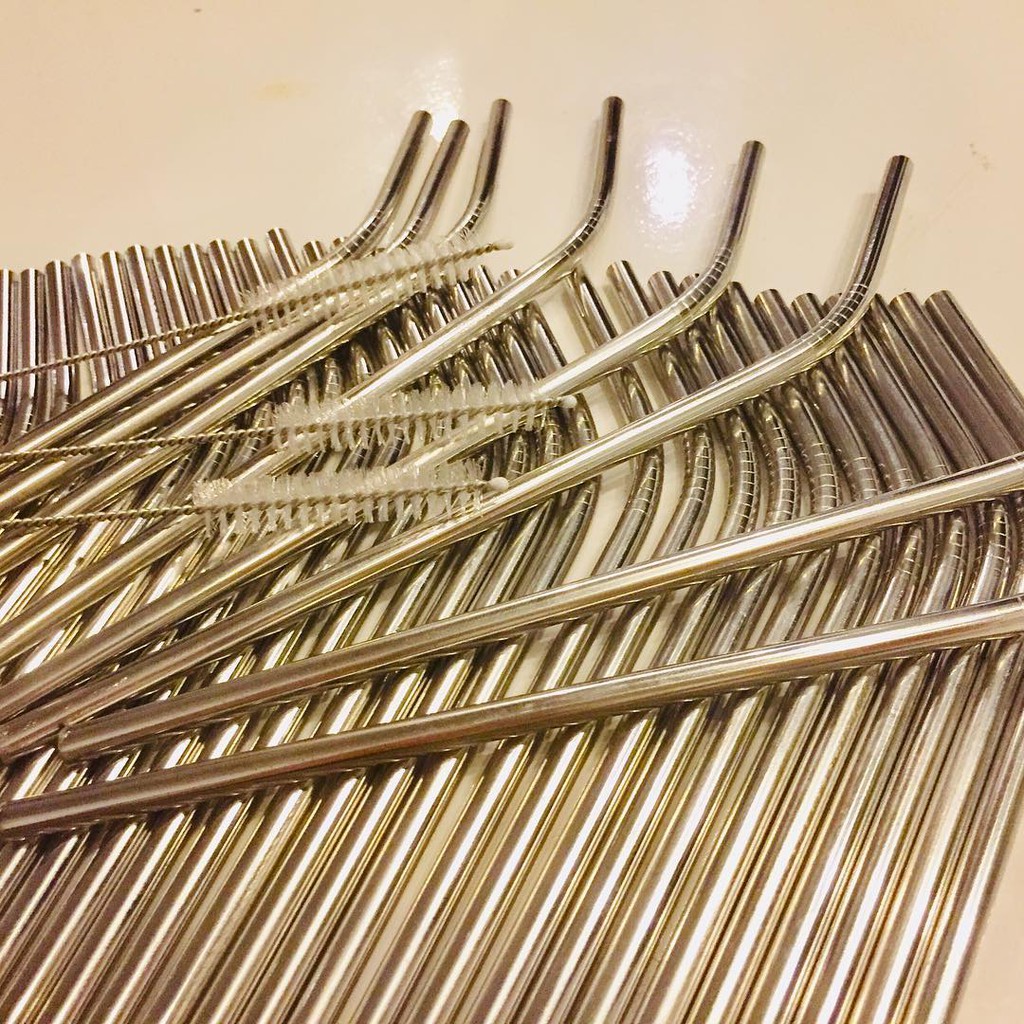 Bộ 3 ống hút inox kèm hộp đựng lúa mạch hoặc túi nhung | BigBuy360 - bigbuy360.vn