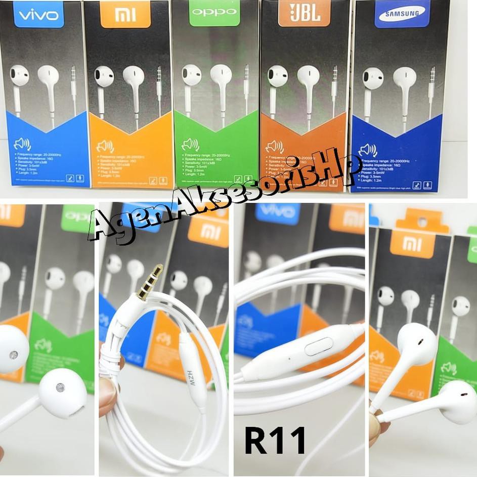 Tai Nghe R11 Brand Hp Samsung Oppo Vivo Xiaomi Jbl Jack 3.5mm