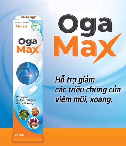 Viên Sủi OGA MAX - Hỗ Trợ Viêm Mũi Dị Ứng, Viêm Xoang (Tuýp 20 viên) | BigBuy360 - bigbuy360.vn
