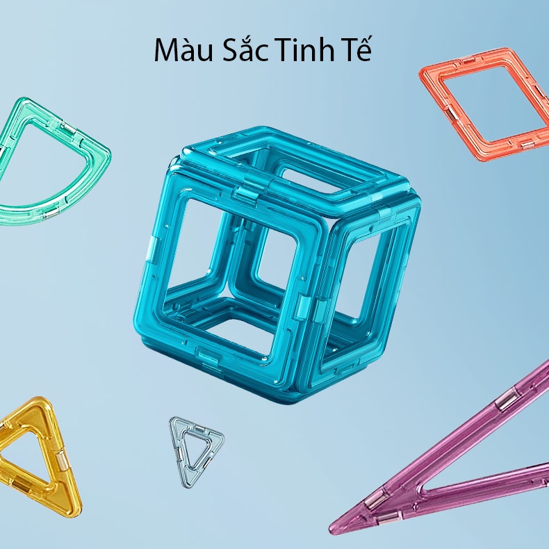 Xếp Hình Nam Châm Nhiều Mảnh Hàn Siêu Âm Không Dùng Vít Không Rơi Ra Nam Châm mạ Niken Cực Mạnh Và Chắc Chắn
