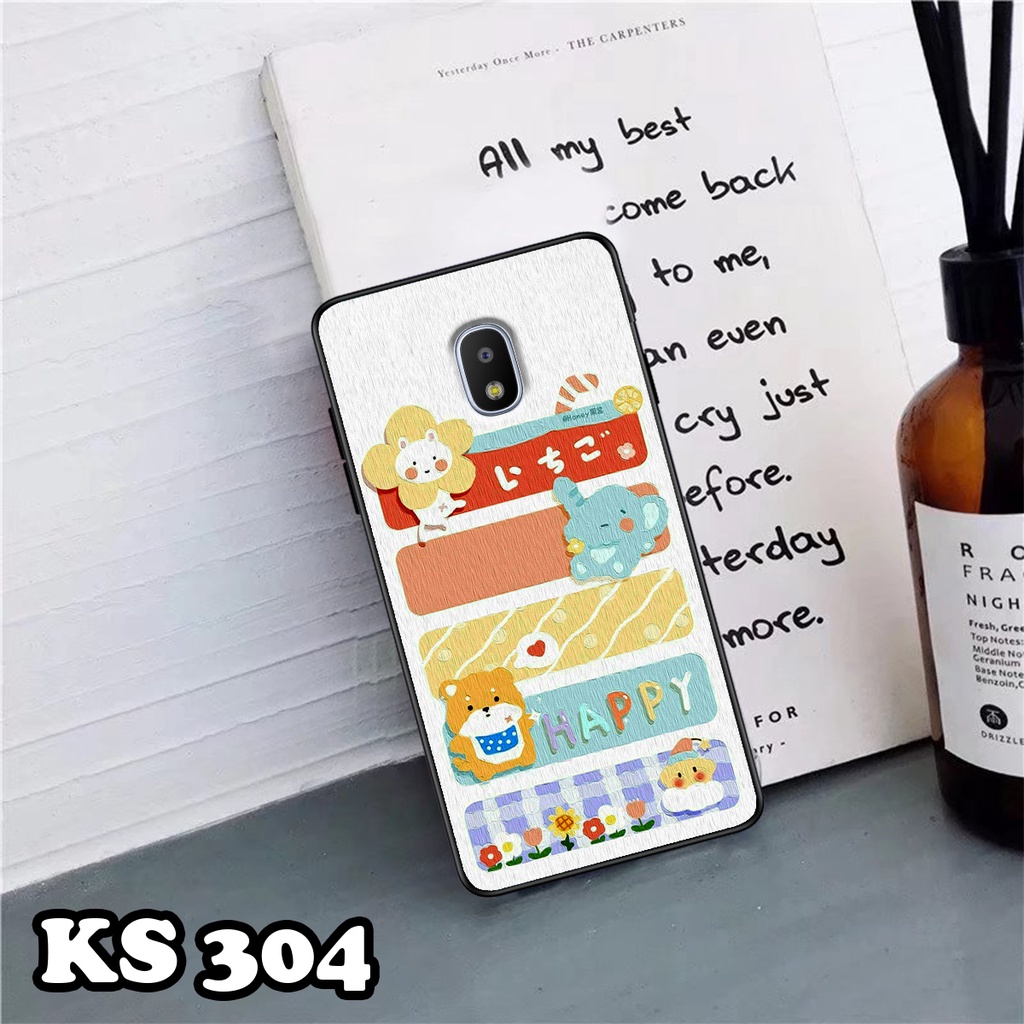 Ốp lưng Samsung J3 - J3 LTE - J3 2016 - J3 Pro - Ốp in hình Gấu&amp;Thỏ siêu xinh - Lưng nhám viền TPU chống trầy xước