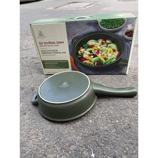 Chảo sứ dưỡng sinh Minh Long 27cm