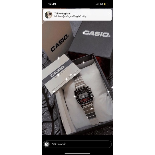 Đồng hồ nữ CASIO chính hãng LA670WA-1 23mm fullbox | BigBuy360 - bigbuy360.vn