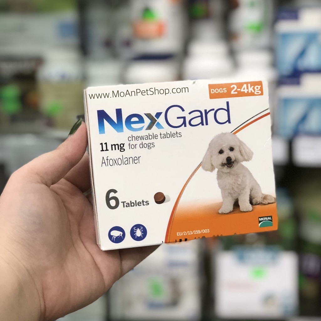 1 viên Nexgard Diệt Ve Rận Ghẻ Cho Chó Vị Bò