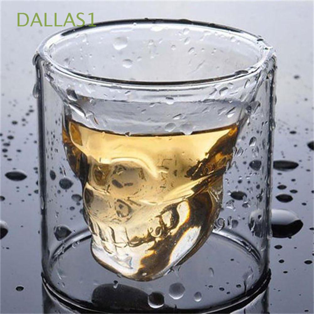 Ly Uống Rượu Cocktail Hình Đầu Lâu DALLAS1 Độc Đáo