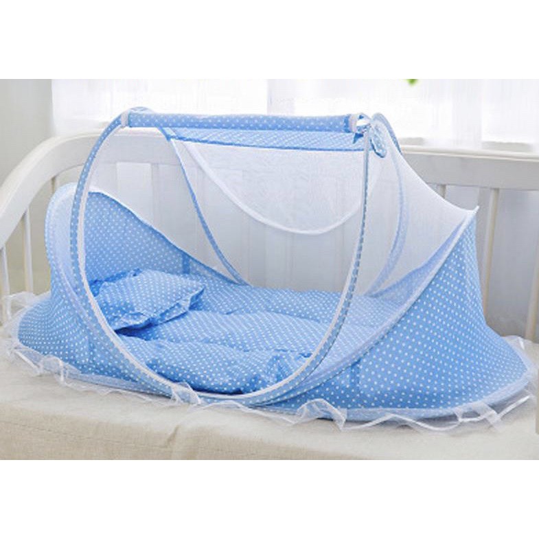 Màn chụp chống muỗi cho bé (có nhạc ru ngủ em bé)HÀNG CHUẨN THÁI LAN 1159