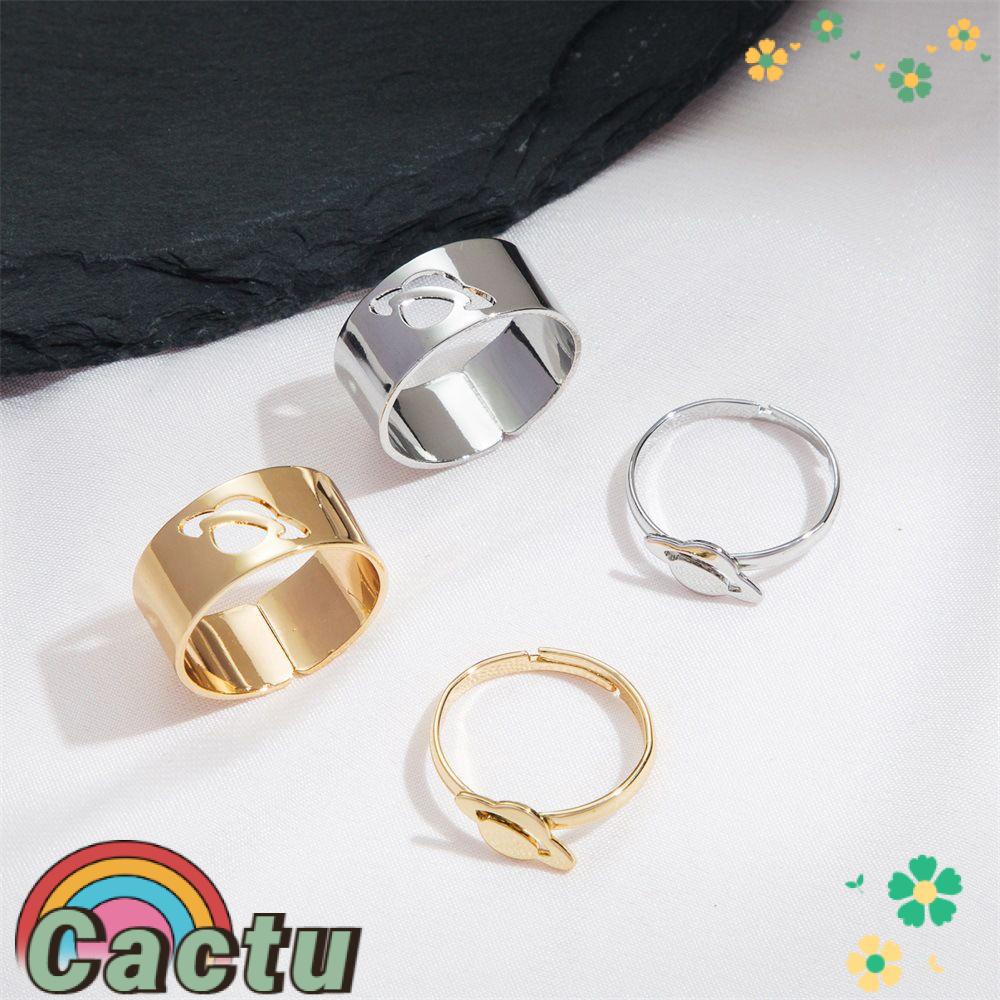 Nhẫn Họa Tiết Hình Học Đơn Giản|Bộ Nhẫn Phụ Kiện Trang Sức Chất Lượng Cao