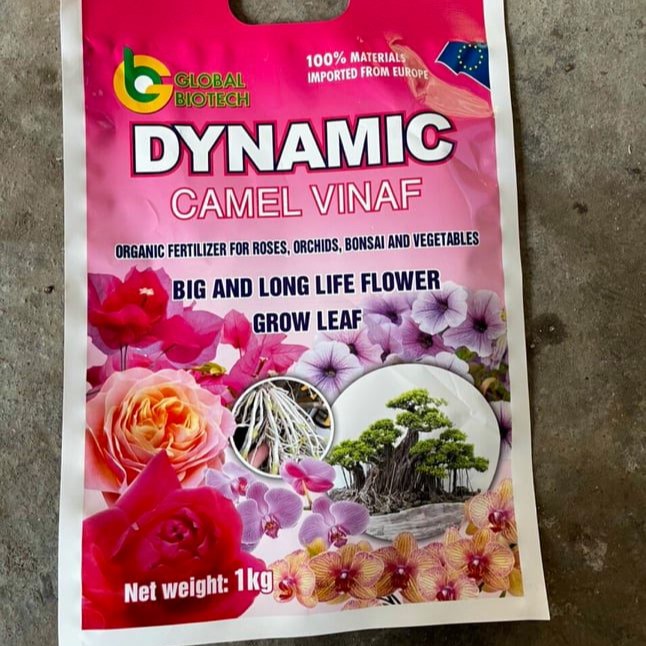 Phân gà nhật Dynamic 1kg - Phân bón hữu cơ hoa hồng, lan, rau. dạng viên chậm tan