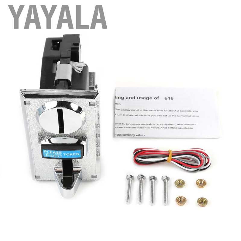 YAYALA CPU Multi Coin Acceptor Selector Slot for Arcade Game Mechanism Vending Machine