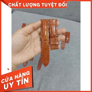 Dây Đồng Hồ Nam & Nữ chuẩn da cá sấu