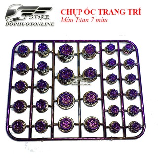 Chụp Ốc Trang Trí Xe Máy Nhựa ABS <DPOL>