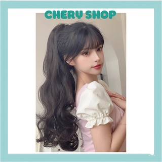 Tóc giả ngoặm xoăn đuôi 💄 freeship 💄 ngoặm xoăn đuôi n40