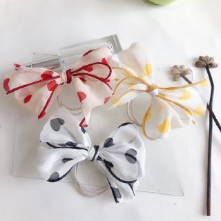 NEW Dây Buộc Tóc Đính Nơ Đơn Giản Xinh Xắn Cho Nữ