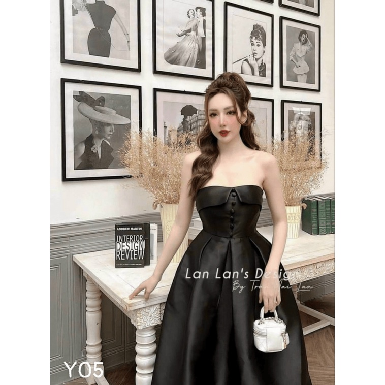 (Free ship) Mẫu Đầm TAPTA Hở Vai Dáng Xòe Xinh Không Tưởng UP VLTN Shop