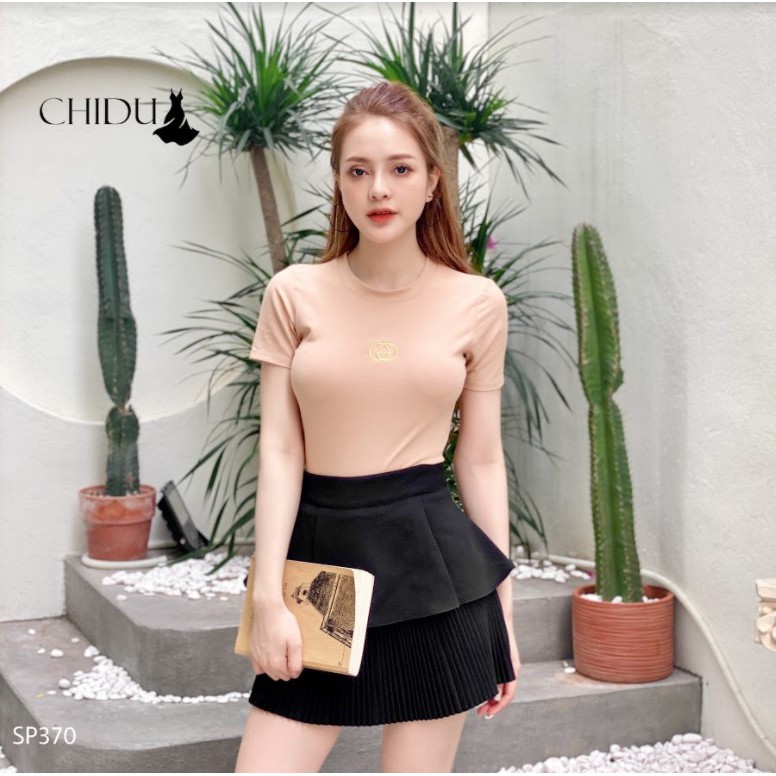 [ Mã WASTAPR giảm 10K đơn 50K] CHIDU Áo phông GG phong cách SP370 | BigBuy360 - bigbuy360.vn