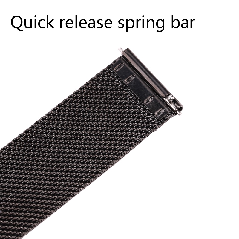 Dây Đeo Đồng Hồ Bằng Lưới Milanese 16mm 18mm 20mm 22mm 24mm