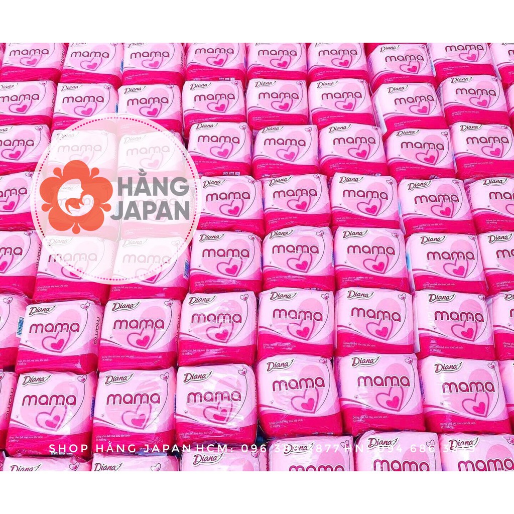 Bỉm Diana Mama 12 Miếng Dùng cho bà mẹ sau khi sinh