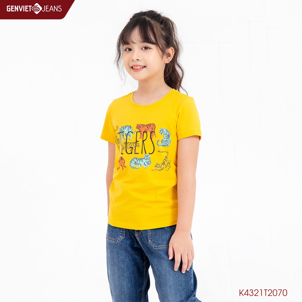 Áo Thun Thời Trang Trẻ Em Genviet K4321T2070