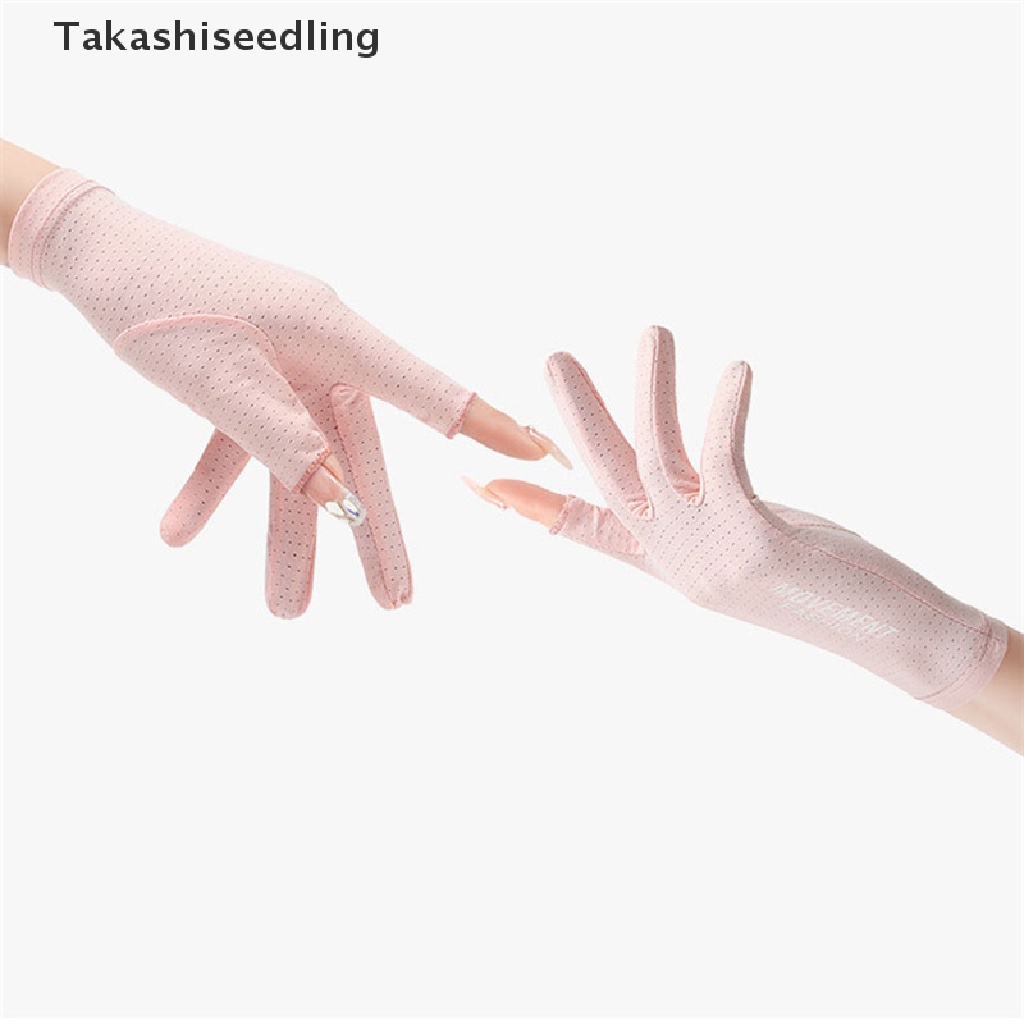 Găng Tay Lái Xe Bằng Lụa Lạnh Mỏng Phối Lưới Thoáng Khí Chống Nắng Thời Trang Mùa Hè Cho Nữ Bán Chạy