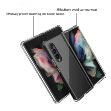 Samsung Z Fold 3 5G_Ốp lưng dẻo Silicon chống sốc 2 mảnh Thom Brone cờ mỹ siêu đẹp