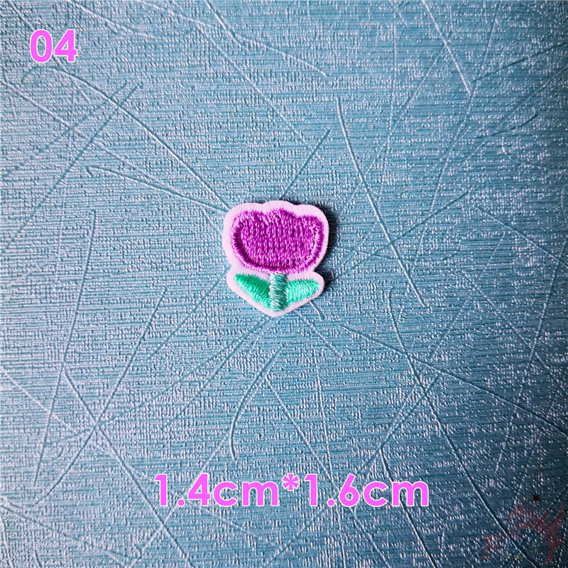☸ Spring Tulip：Forever Love - Mini Flower Patch ☸ 1Pc/4Pcs DIY Sew on Iron on Badges Patches