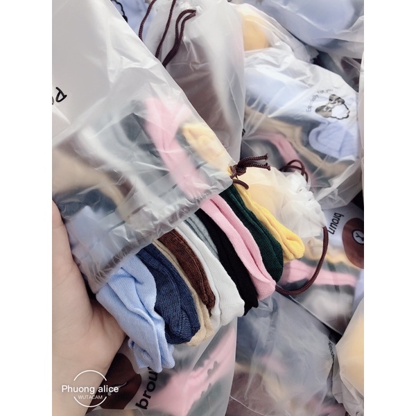 ❌FREE SHIP❌Combo đôi tất gấu cổ ngắn hoạ tiết dễ thương có video thật.