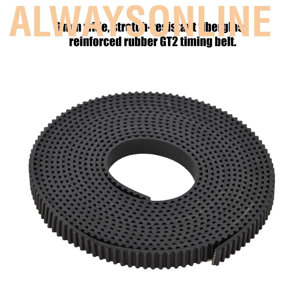 Alwaysonline 2M GT-2 Rubber Timing Belt+ 2x 5mm 20Teeth Pulleys+ Spanner 3D Printer