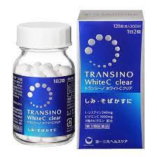 Viên uống Transino trắng da White C Clear Nhật 120 viên ✅ CHÍNH HÃNG