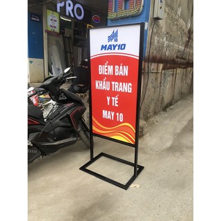 Standee khung sắt kích thước 60*160, 80*180, 80*200