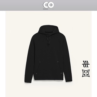  Áo hoodie thể thao nam siêu co dãn, thoáng khí - Đen
