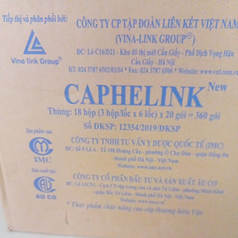 caphe thảo dược vinalink (date 2024)