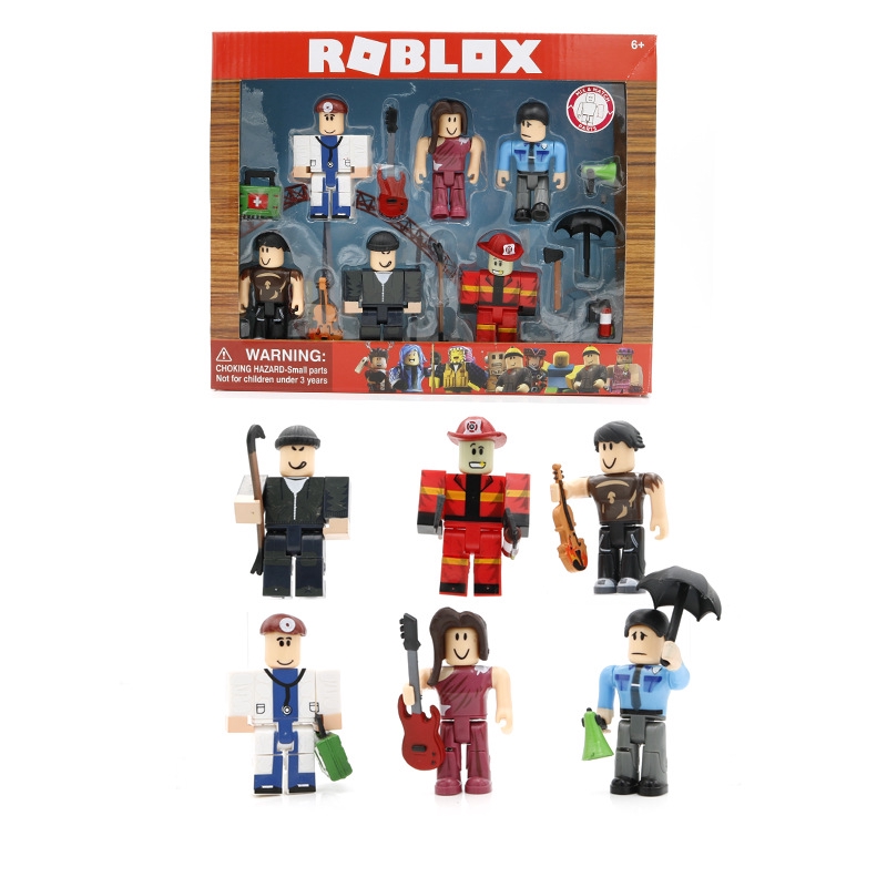 Set 6 mô hình đồ chơi hành động cư dân Roblox