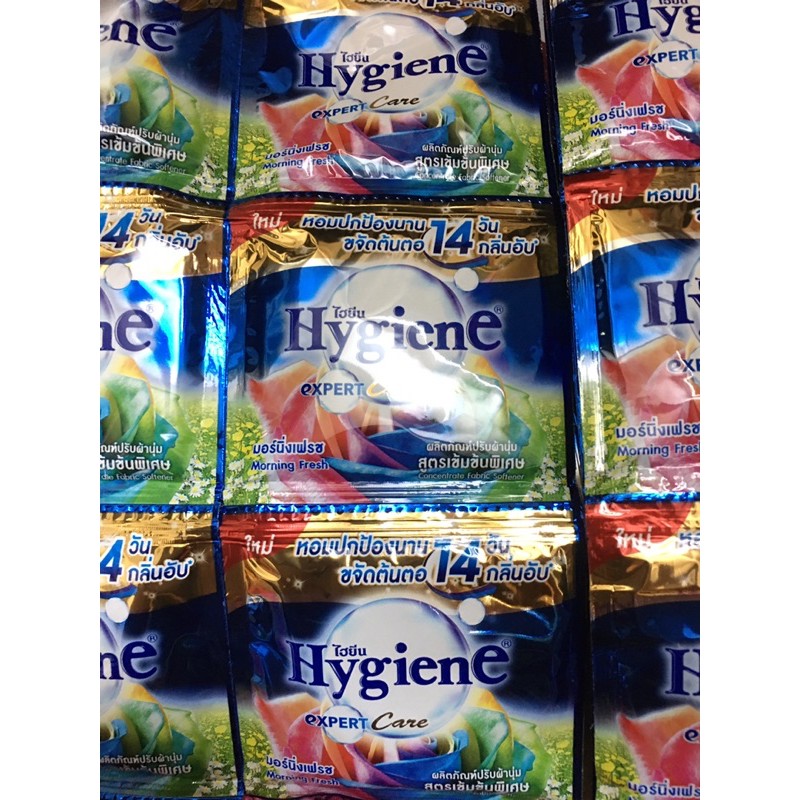 Nước Xả Vải Hygiene dây đậm đặc thùng 360 gói Thái Lan hàng công ty