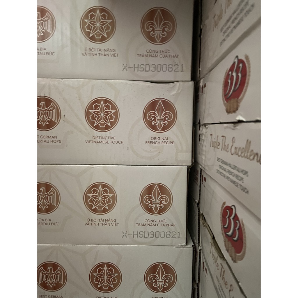 Lốc 6 Lon Bia 333 - Bia Sài Gòn 330ml/Lon Date Luôn Mới