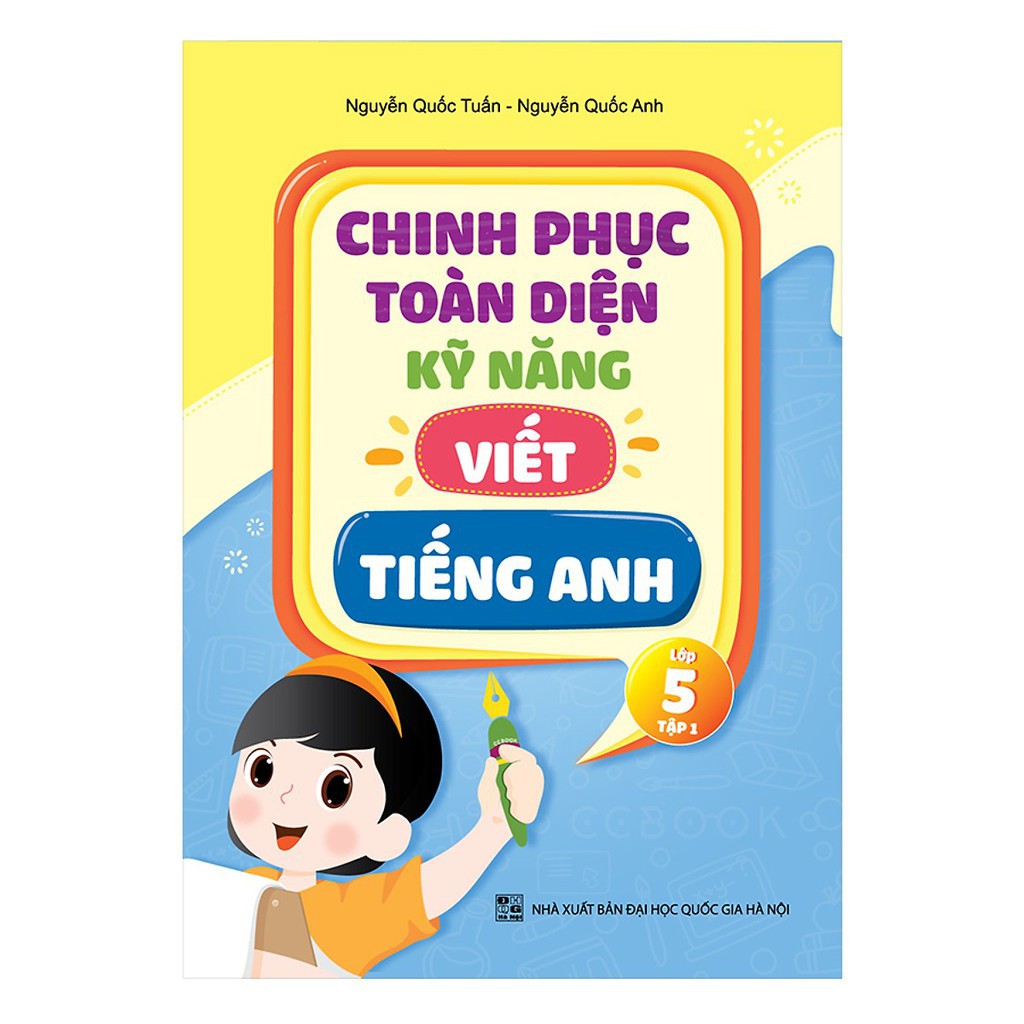 Sách - Combo chinh phục toàn diện kĩ năng viết tiếng Anh lớp 5 (2 tập)