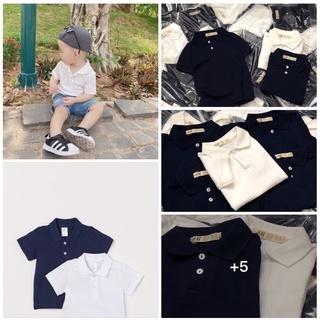 Set 2 áo cộc tay polo cho bé trai