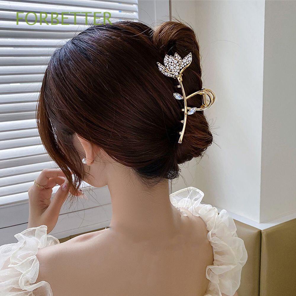 Kẹp tóc kẹp càng cua nhiều kiểu đính hạt sang trọng DTonline (chọn mẫu)