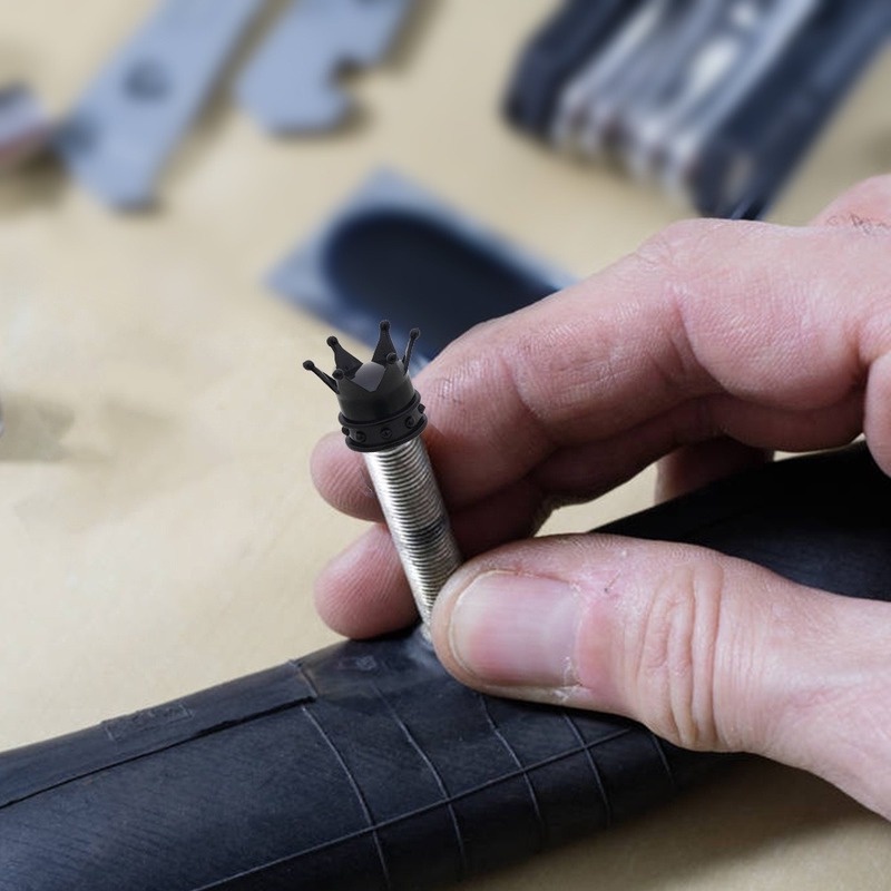 Bộ 4 Nắp Van Bánh Xe Chống Rò Rỉ Kích Thước Nhỏ Gọn Trang Trí Xe Máy Xe Đạp