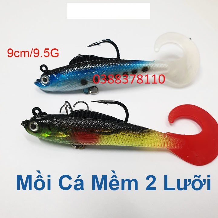 Mồi Cá Mềm Câu Lure, Mồi Giả Câu Cá Cao Cấp - MS1