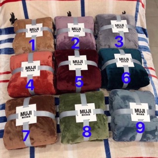 Chăn lông thỏ Muji hoặc Blanket