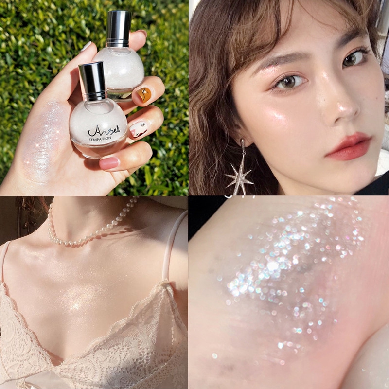 Nhũ bắt sáng ANGEL dạng lỏng trang điểm thiết kế lăn tiện dụng