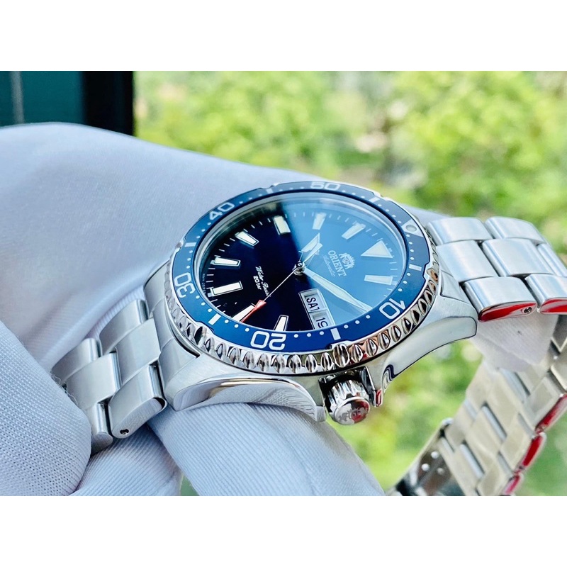 ĐỒNG HỒ NAM CHÍNH HÃNG Orient RA-AA0002L19B Mako 3 Blue Automatic