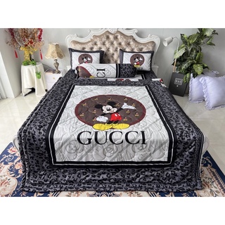 Ga gối thun lạnh 5D cao cấp ( 3 màu )