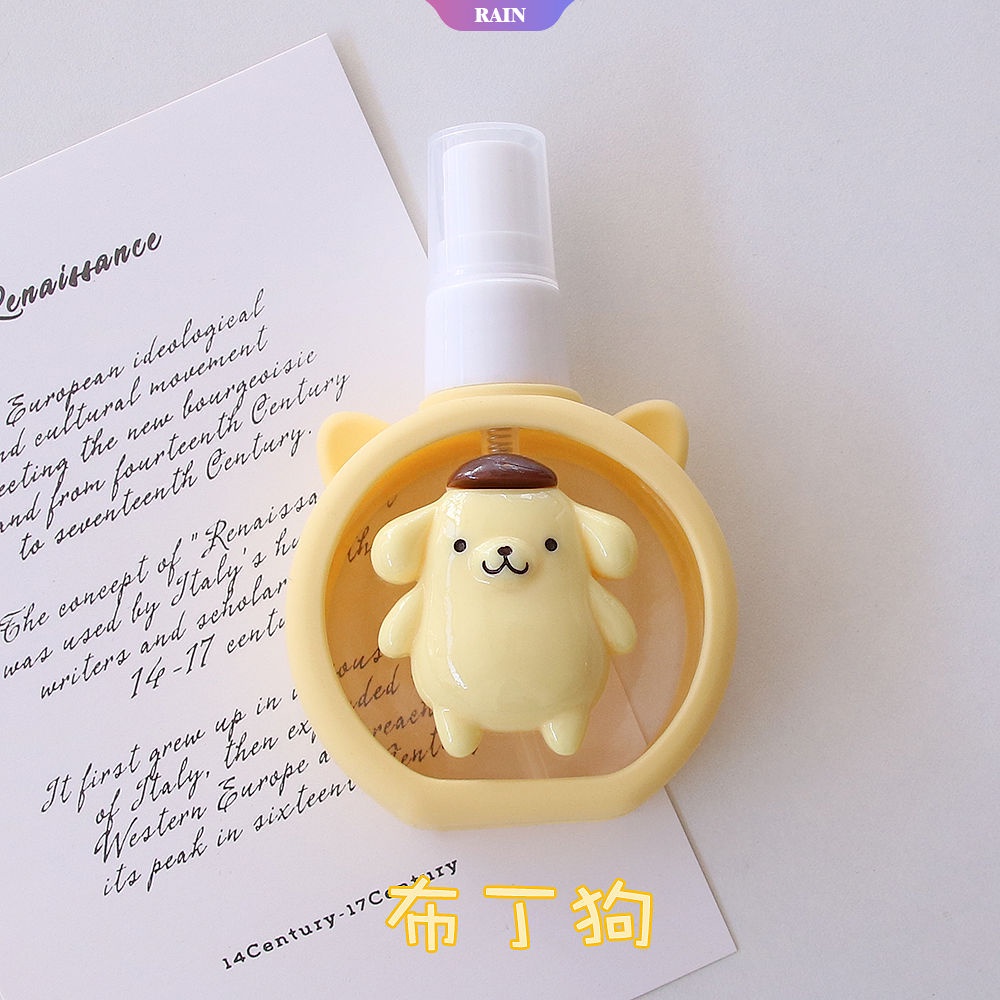 SANRIO Bình Xịt Bằng Nhựa ABS 55ML Họa Tiết Hoạt Hình Cinnamoroll My Melody Kuromi Hello Kitty Đáng Yêu Nhỏ Gọn Cho Du Lịch