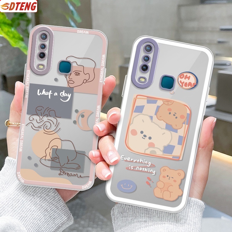 Ốp Điện Thoại TPU In Hình Gấu Cho Huawei Nova 3i Nova 5T Y7A Y7 Pro Y9S Y9 Prime 2019 Nova7i 7SE P20 Lite P30 P40