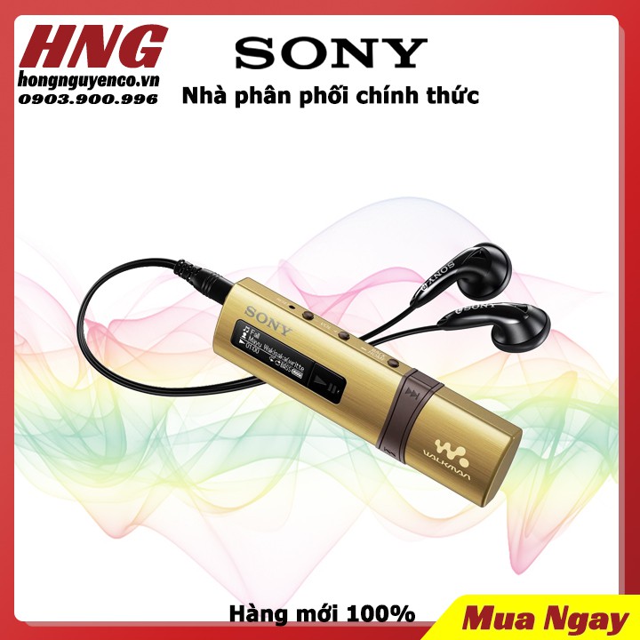 Máy nghe nhạc Sony NWZ-B183F 4GB kèm tai nghe - Hàng phân phối trực tiếp - Bảo hành 1 năm